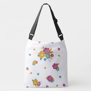 Bolsa Ajustável Buquê de Papel de Flor em Flor 3D em Círculo