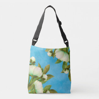 Bolsa Ajustável Buquê Floral de Peões Brancos Clássicos