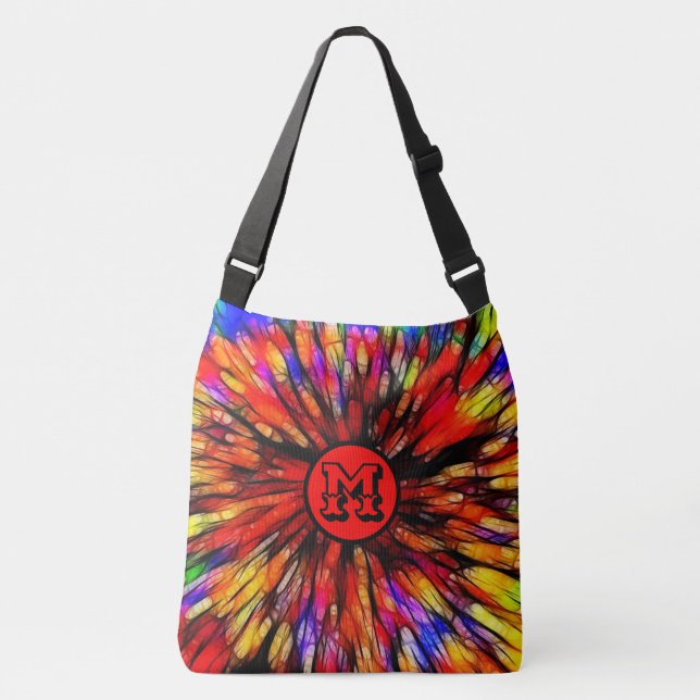 Bolsa Ajustável Burst de Cor Monograma (Frente)