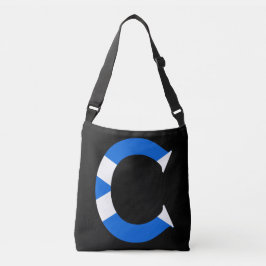 Bolsa Ajustável C Monograma sobreposto à Scottish Flag cbcnt