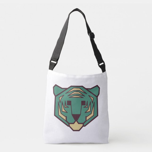 Bolsa Ajustável Cabeça de Tigre Azul (Frente)