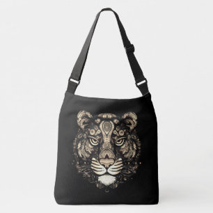 Bolsa Ajustável Cabeça de Tigre ouro