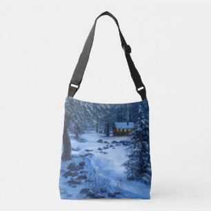 Bolsa Ajustável "Cabine acolhedor sacola na neve"