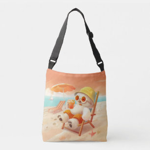 Bolsa Ajustável Cachorrinho Sorriso: Modo Praia Ligado Bichon Fris