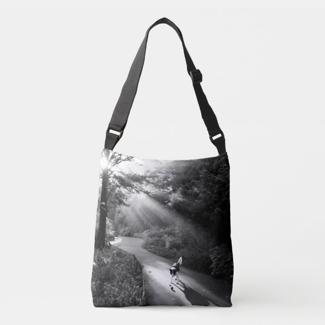 Bolsa Ajustável Cachorro à luz do sol da manhã (Frente)