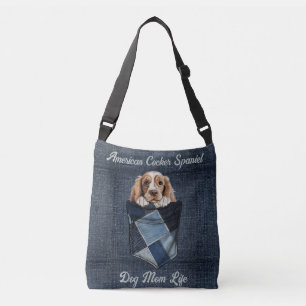 Bolsa Ajustável Cachorro Americano de Cocker Spaniel Mamãe Pocket