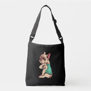 Bolsa Ajustável Cachorro Francês Adoro Mamãe Tatuagem Dom