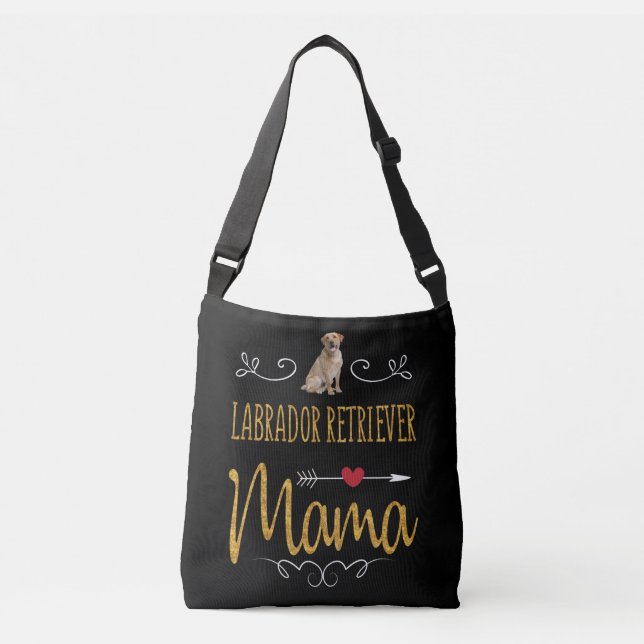 Bolsa Ajustável Cachorro | Labrador Retriever Mama (Frente)