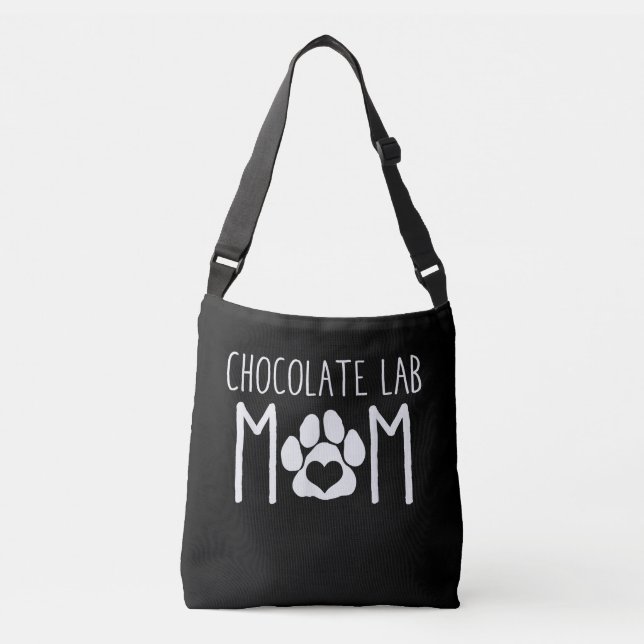 Bolsa Ajustável Cachorro | Mamãe de chocolate (Frente)