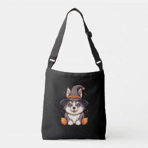 Bolsa Ajustável Cachorro Rouco bonito no Dia das Bruxas