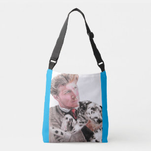 Bolsa Ajustável Cachorros Dalmáticos bonitos Crossbody Arte