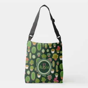 Bolsa Ajustável Cactos e Succulent Wonderland: Personalizar nome