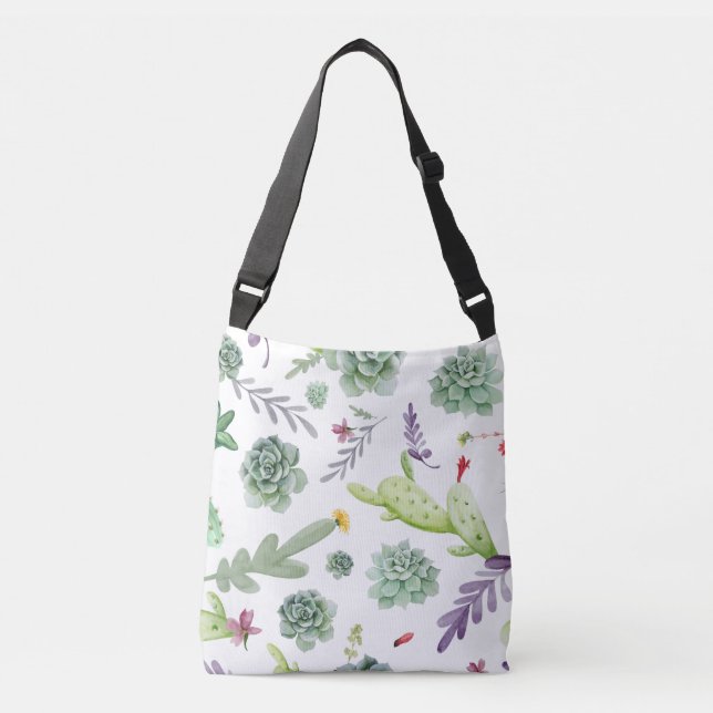 Bolsa Ajustável Cactus Pattern (Frente)