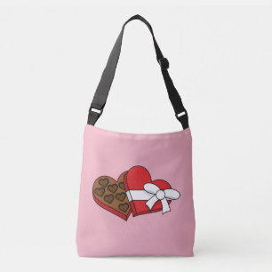 Bolsa Ajustável Caixa de Chocolate do Coração do dia de os namorad