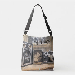 Bolsa Ajustável Câmeras Vintage com impressão Vintage