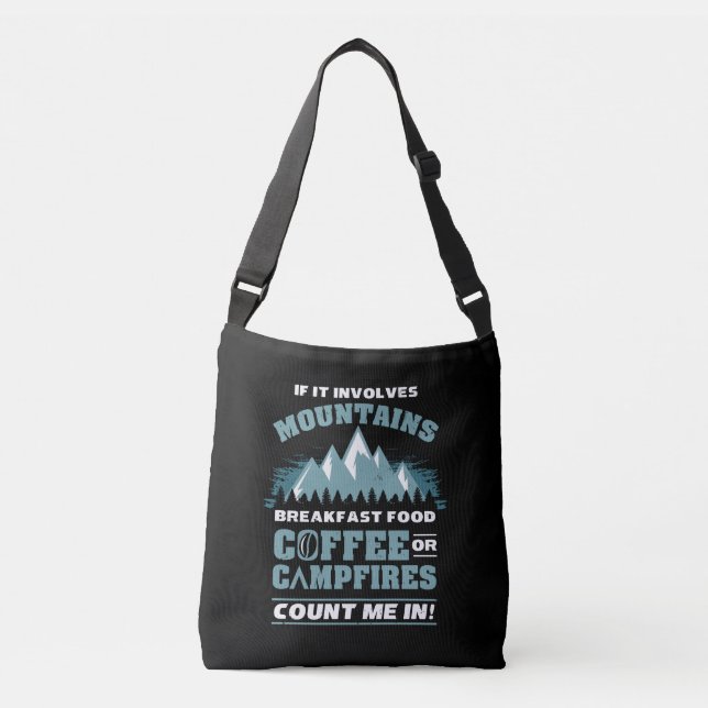 Bolsa Ajustável Caminhada Acampamento Café (Frente)