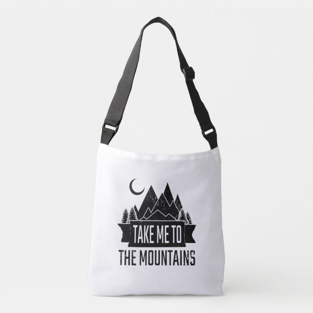 Bolsa Ajustável Caminho - Leva-Me Às Montanhas (Frente)
