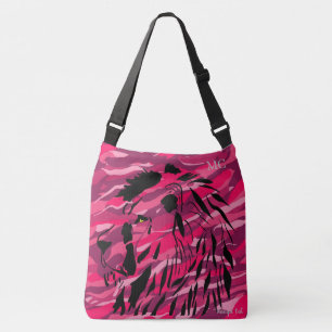 Bolsa Ajustável Camo Camouflage, leão-zebra Padrão rosa púrpura