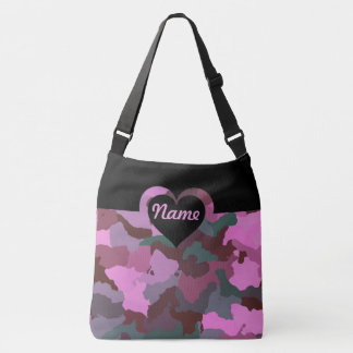 Bolsa Ajustável Camo cor-de-rosa customizável para grande