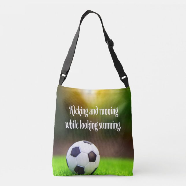 Bolsa Ajustável Campo Verde Inspiracional Motivacional do Futebol (Verso)