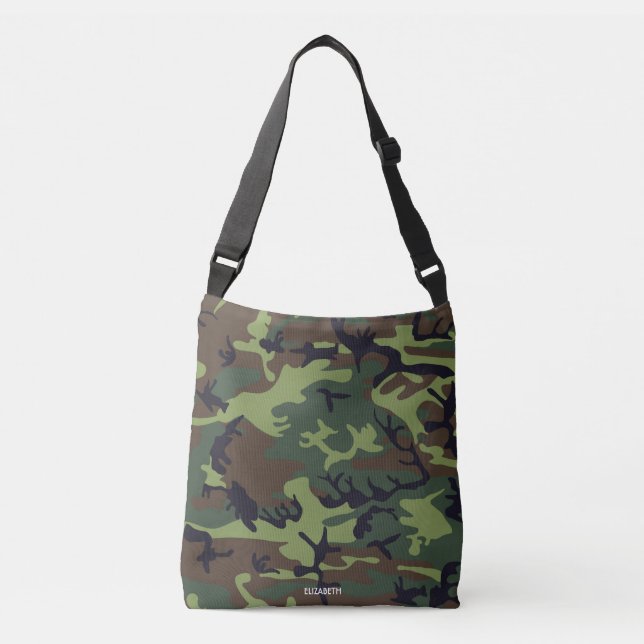 Bolsa Ajustável Camuflagem Imitação Militar Sem Olhos Padrão (Frente)