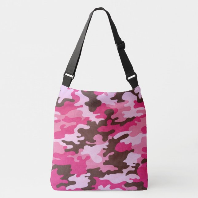 Bolsa Ajustável Camuflagem Rosa (Frente)