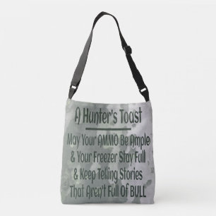 Bolsa Ajustável Camuflagem Verde Engraçada de Fosso do Hunter