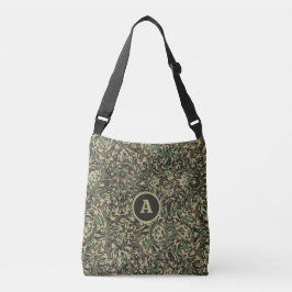 Bolsa Ajustável Camuflagem Verde Personalizada de Letra na Moda