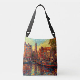 Bolsa Ajustável Canal Amsterdã guarda estilo van Gogh