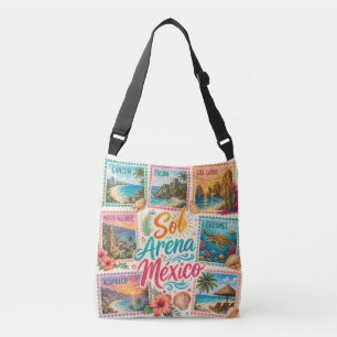 Bolsa Ajustável Cancun Sol Areia México Praias Tropicais Lindas 