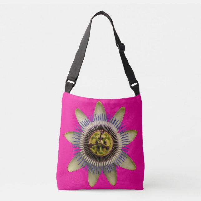 Bolsa Ajustável Caneca de Acabamento Curva AbstrataTote (Frente)