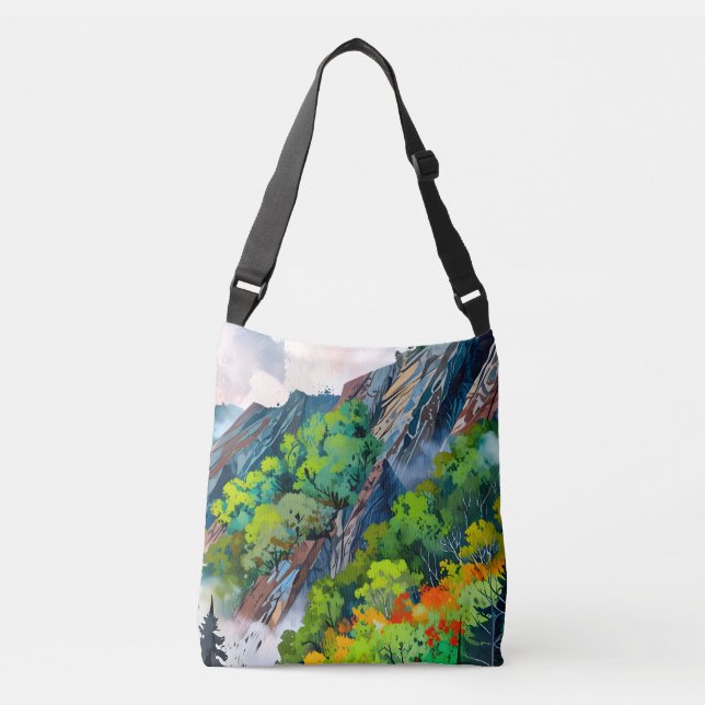 Bolsa Ajustável Canvas da natureza (Frente)
