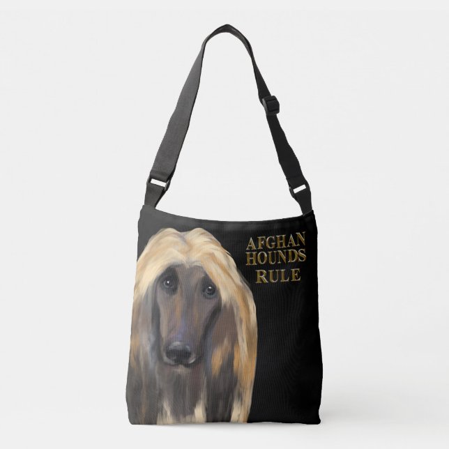 BOLSA AJUSTÁVEL CÃO AFEGÃO   (Frente)