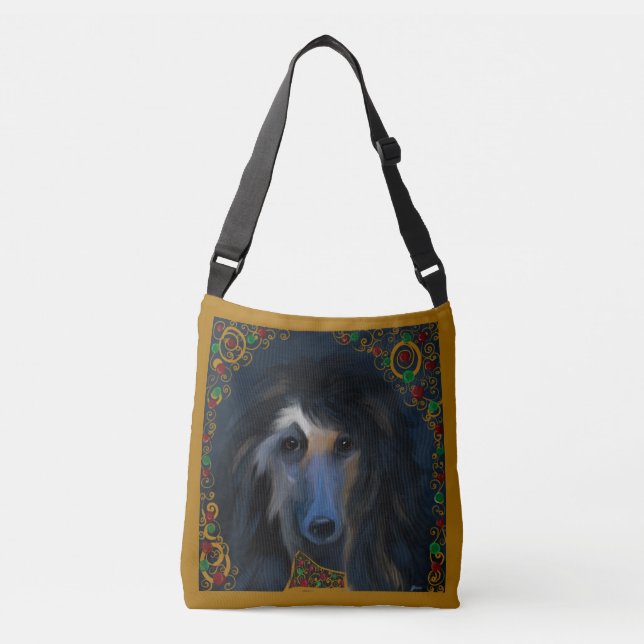 Bolsa Ajustável Cão Afegão      (Frente)