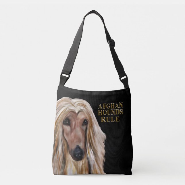 BOLSA AJUSTÁVEL CÃO AFEGÃO   (Frente)