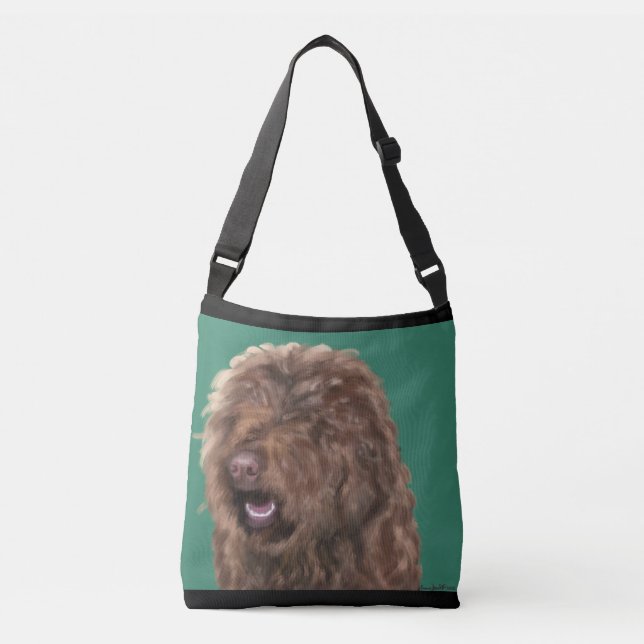 Bolsa Ajustável Cão Barbet (Frente)