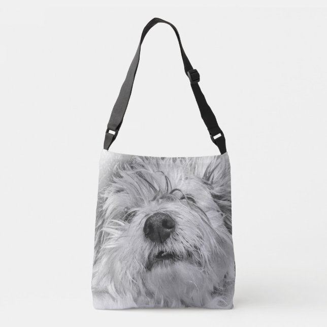 Bolsa Ajustável Cão Coton de Tulear (Verso)
