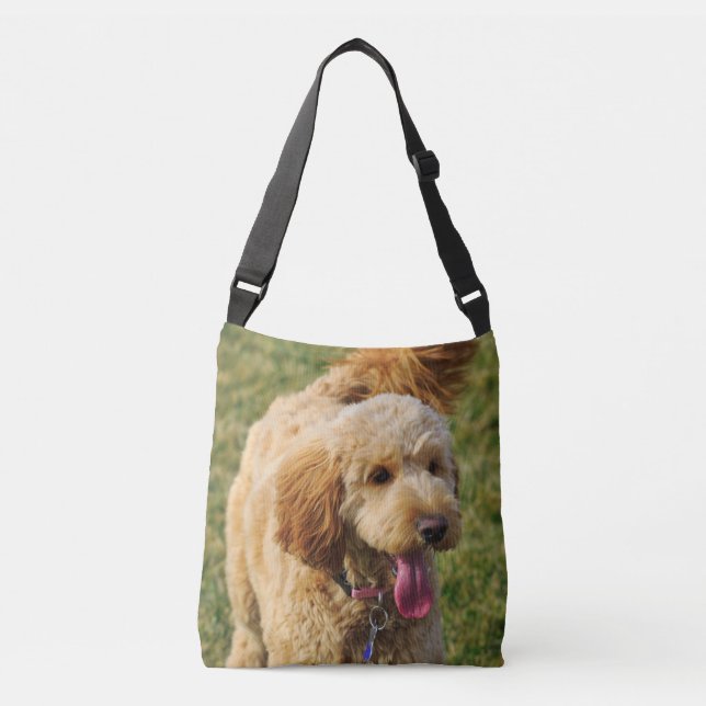 Bolsa Ajustável Cão de Goldendoododododle Adorável (Frente)