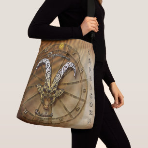 Bolsa Ajustável Capricórnio Zodiac Astrologia design