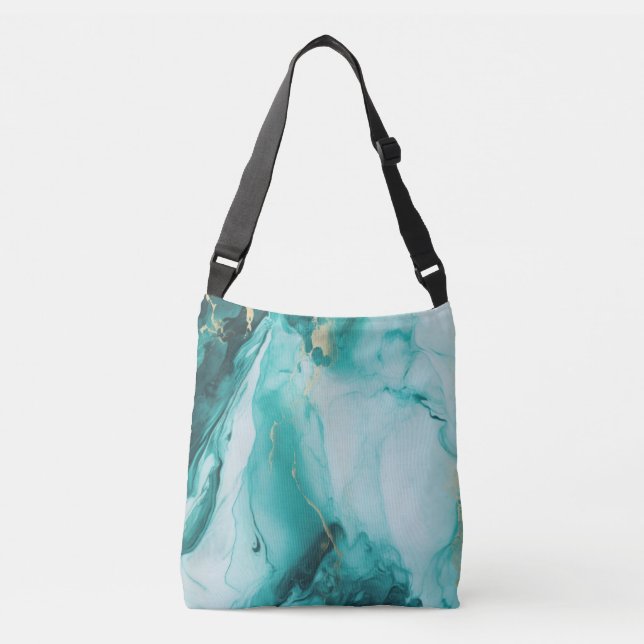 Bolsa Ajustável Carrara Teal (Frente)
