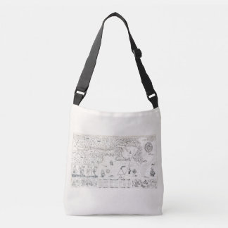 Bolsa Ajustável Carta Francesa Canadá (Québec) por Champlain 1612