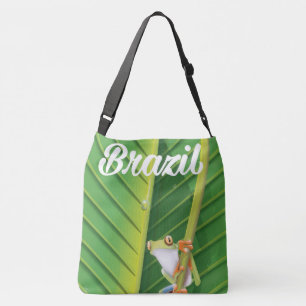 Bolsa Ajustável cartaz de viagem do sapo de árvore da floresta tro