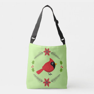 Bolsa Ajustável Cartoon Vermelho Bonito com Flores