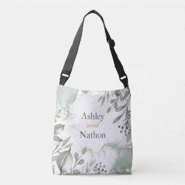 Bolsa Ajustável Casamento Eucalyptus verde e dourado