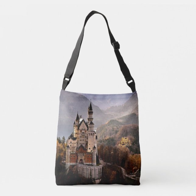 Bolsa Ajustável Castelo Alemanha de Neuschwanstein (Verso)
