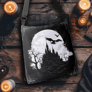 Bolsa Ajustável Castelo Gótico e Lua