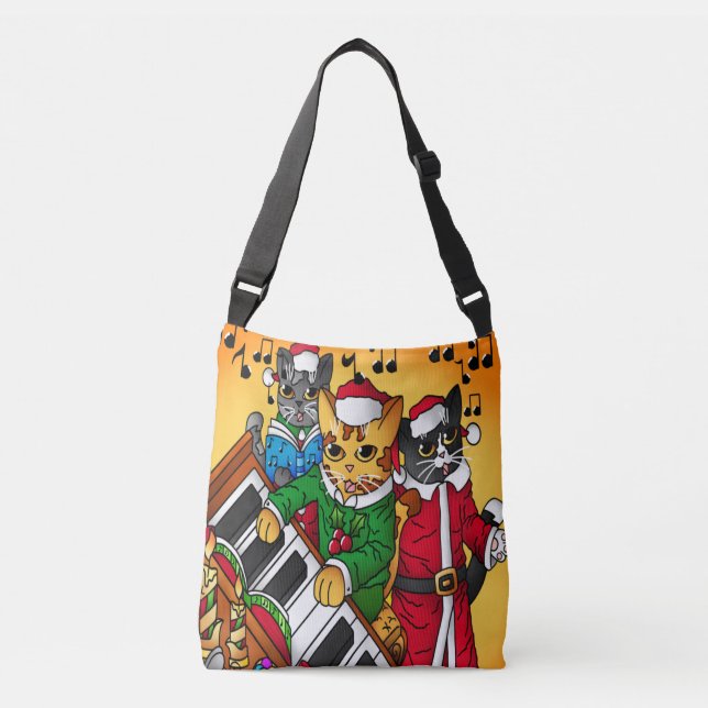 Bolsa Ajustável Cats de Natal (Frente)