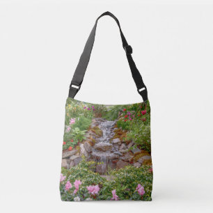 Bolsa Ajustável Caudal fluente com flores de primavera