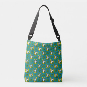 Bolsa Ajustável Cavalo Branco com Sapato de Cavalo Ouro, Padrão de