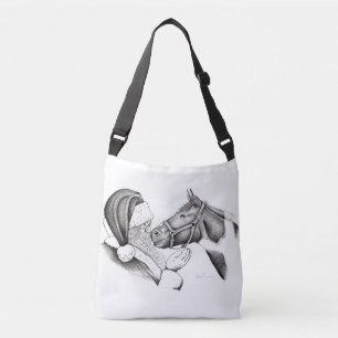 Bolsa Ajustável Cavalo e Papai Noel do Natal